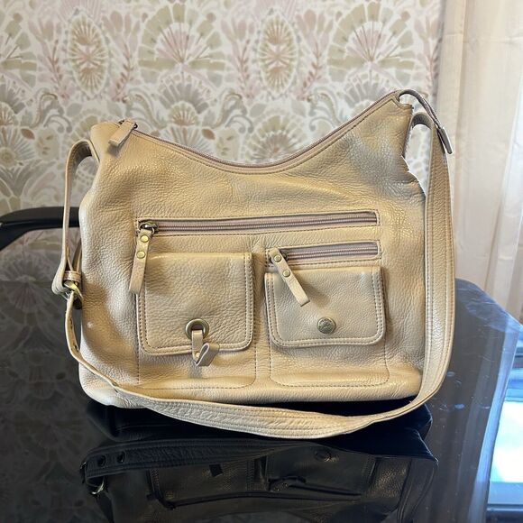 Stone & CO Leather Shoulder Handbag Purse Tan Adjustable‎ Strap - Picture 1 of 11